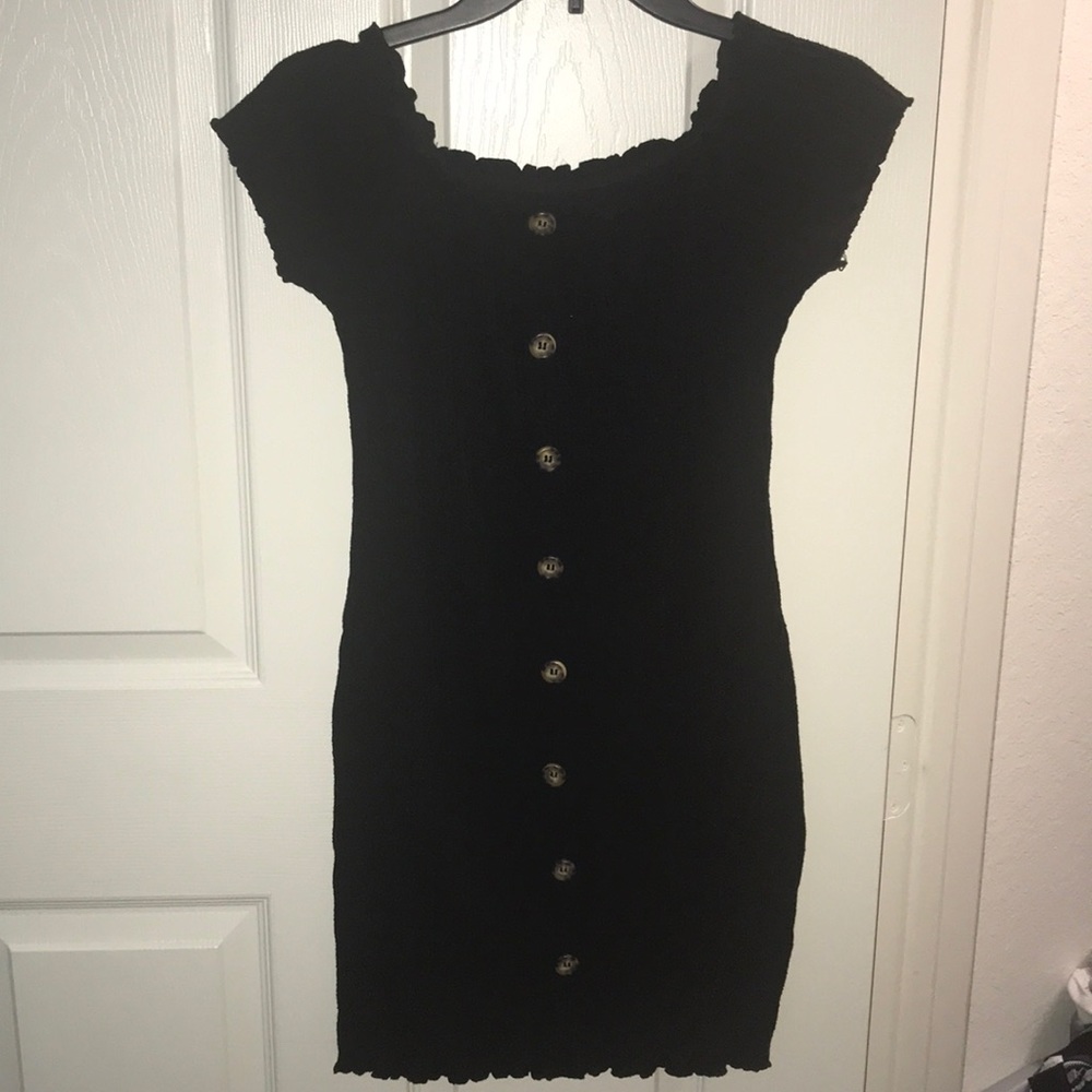 Off the should buttons dress
